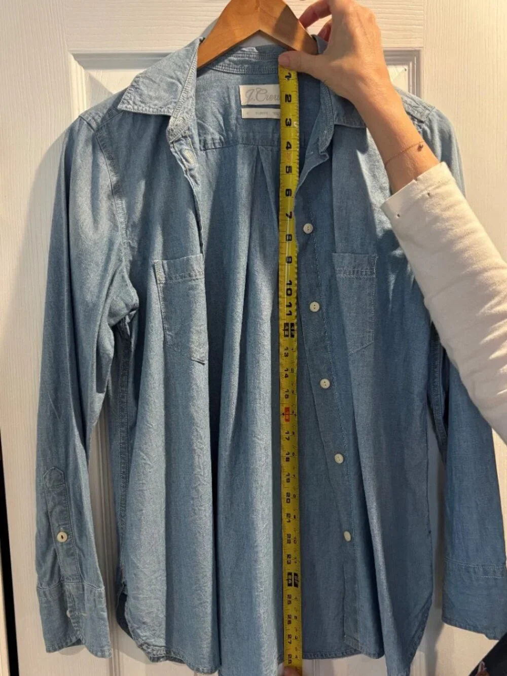 J. Crew lightweight Jean Button Down Shirt